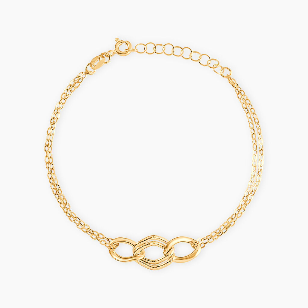 Bracelet Or Jaune Louisa - Bracelets cha&icirc;ne Femme | Histoire d&rsquo;Or