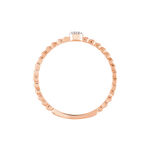 Bague Solitaire Gaxina Or Rose Diamant - Bagues solitaires Femme | Histoire d&rsquo;Or