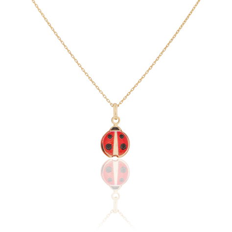 Collier Helidie Coccinelle Or Jaune - Colliers Enfant | Histoire d’Or