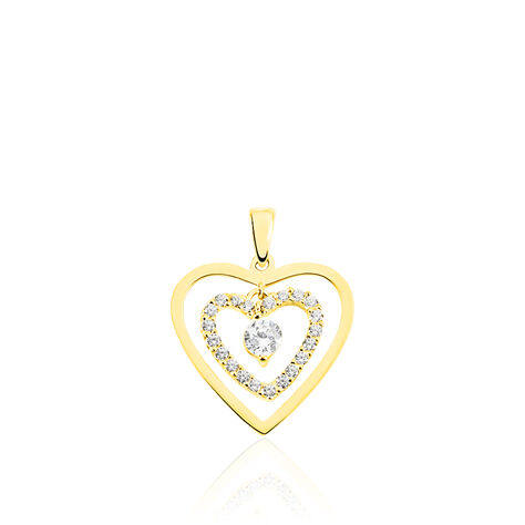 Pendentif Ademe Or Jaune Oxyde De Zirconium - Pendentifs Femme | Histoire d’Or