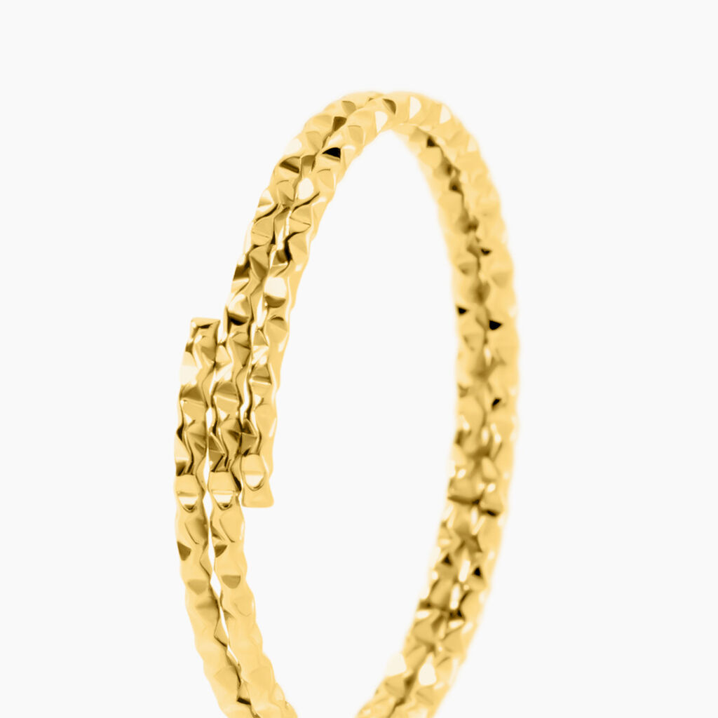 Bague Fiora Acier Jaune - Bagues fantaisie Femme | Histoire d&rsquo;Or