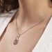 Collier Argent Blanc Odilon Ambre - Colliers fantaisie Femme | Histoire d’Or