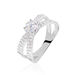 Bague Solitaire Arnalia Or Blanc Oxyde De Zirconium - Bagues solitaires Femme | Histoire d’Or