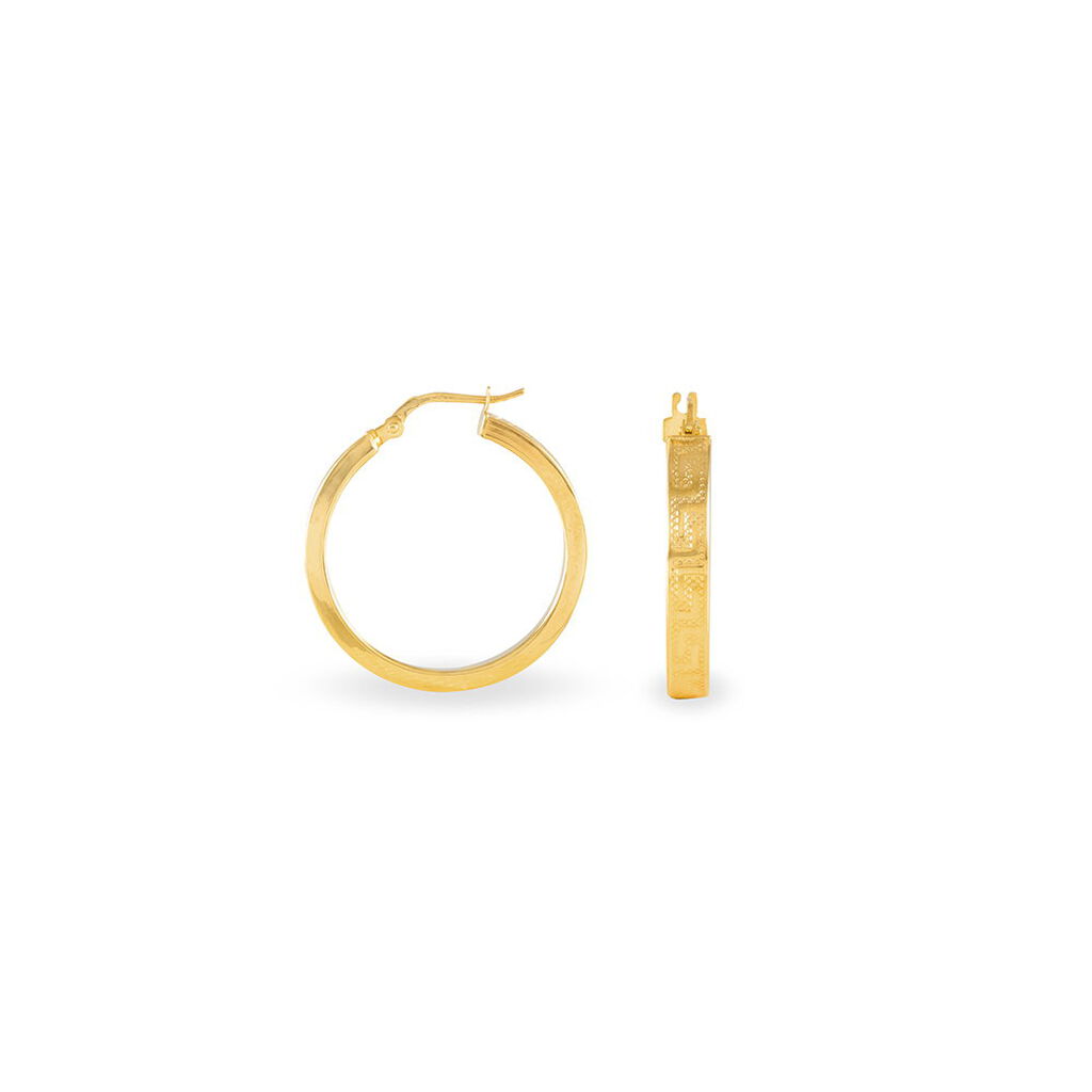 Cr&eacute;oles Ugenie Or Jaune - Boucles d'oreilles cr&eacute;oles Femme | Histoire d&rsquo;Or