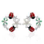 Boucles D'oreilles Pendantes Eliniane Argent Blanc Oxyde De Zirconium - Boucles d'oreilles fantaisie Femme | Histoire d&rsquo;Or