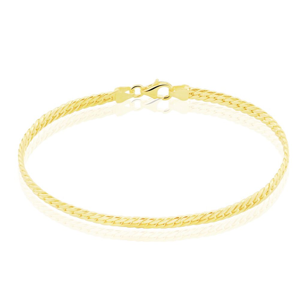Bracelet Izel Maille Anglaise Or Jaune - Bracelets chaîne Femme | Histoire d’Or