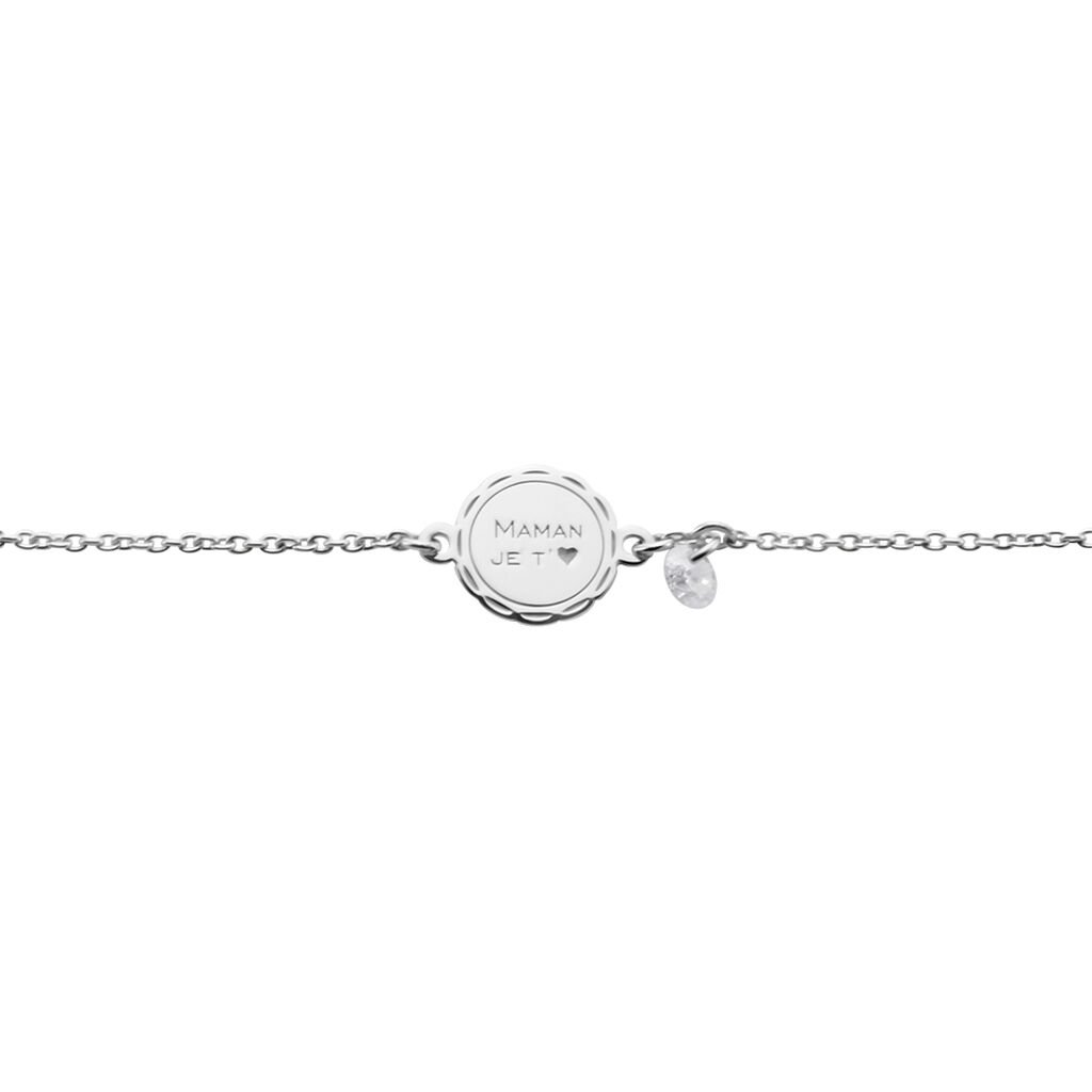 Bracelet Argent Glannon Oxyde De Zirconium - Bracelets Femme | Histoire d’Or