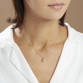 Collier Argent Rose Atieno Oxyde De Zirconium - Colliers fantaisie Femme | Histoire d’Or