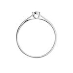 Bague Saranna Or Blanc Diamant Blanc - Bagues solitaires Femme | Histoire d&rsquo;Or