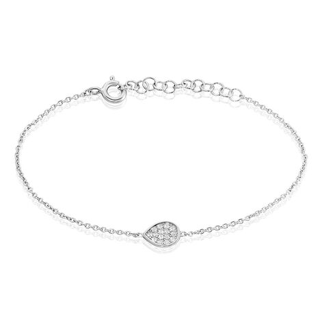 Bracelet Argent Tricoria Oxydes De Zirconium - Bracelets Femme | Histoire d’Or