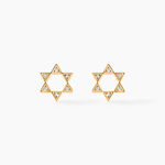 Boucles D'oreilles Puces Isak Or Jaune Diamant - Clous d'oreilles Femme | Histoire d&rsquo;Or