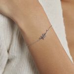 Bracelet Oya Argent Blanc Oxyde De Zirconium - Bracelets Femme | Histoire d&rsquo;Or