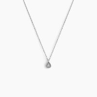Collier Mon 1er Diamant Or Blanc Diamant