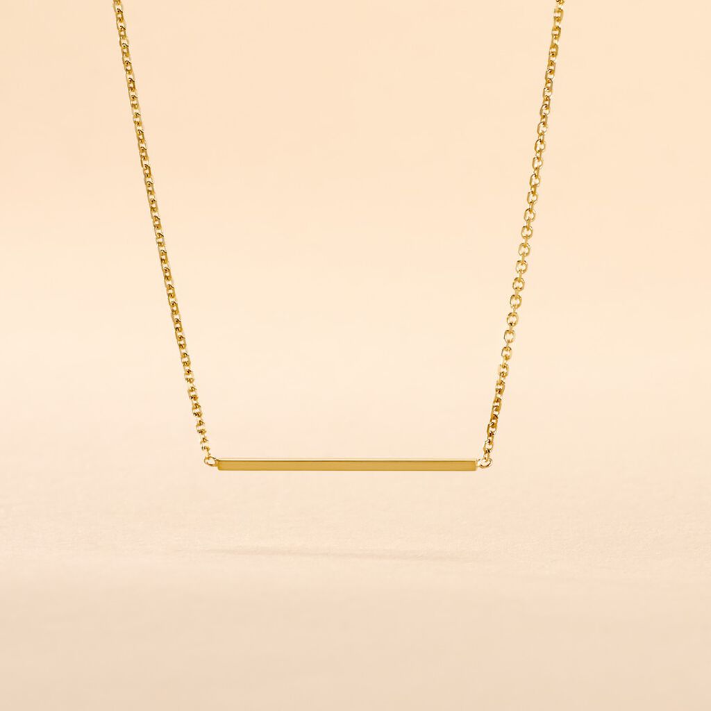 Collier Chloee Or Jaune - Bijoux sans pierre Femme | Histoire d&rsquo;Or