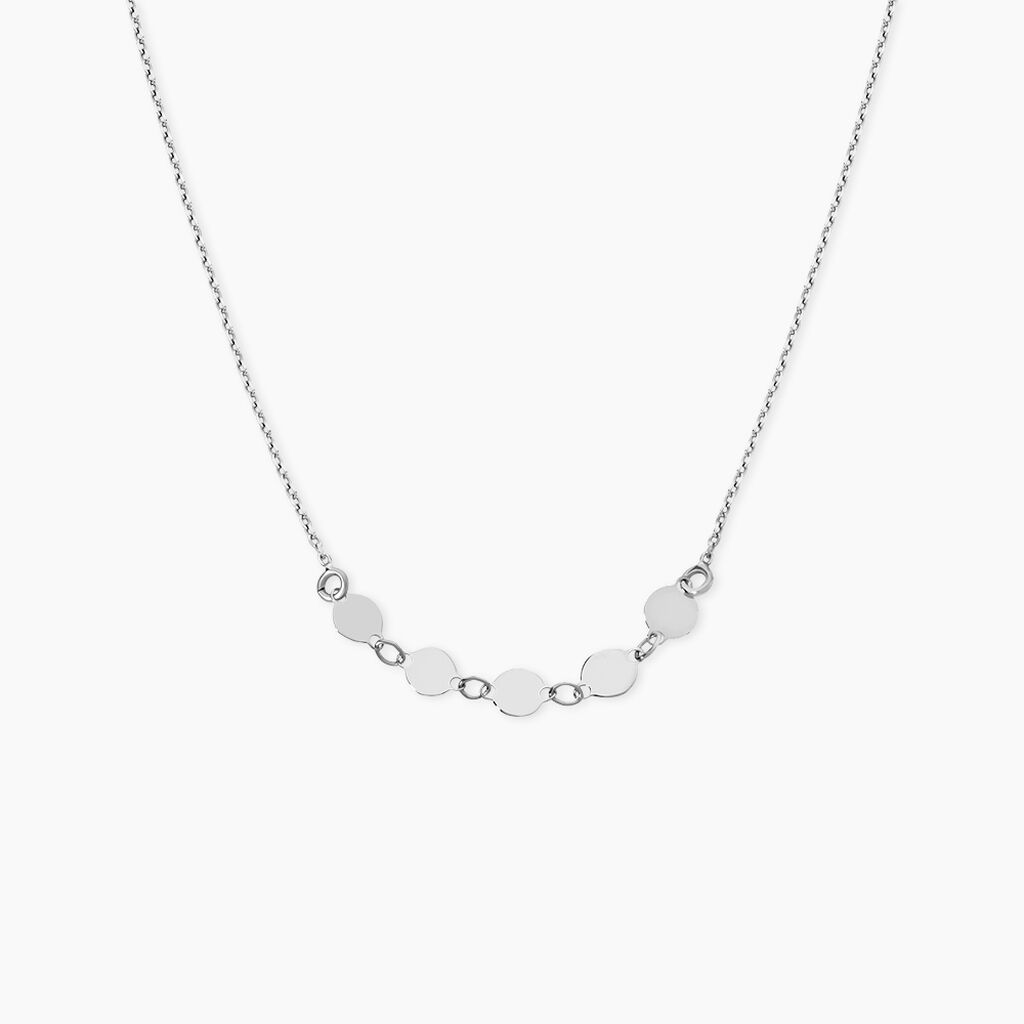 Collier Poenui Argent Blanc - Colliers fantaisie Femme | Histoire d&rsquo;Or