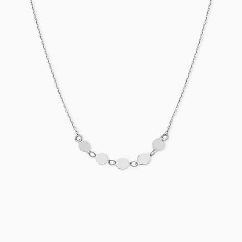 Collier Poenui Argent Blanc - Colliers fantaisie Femme | Histoire d&rsquo;Or