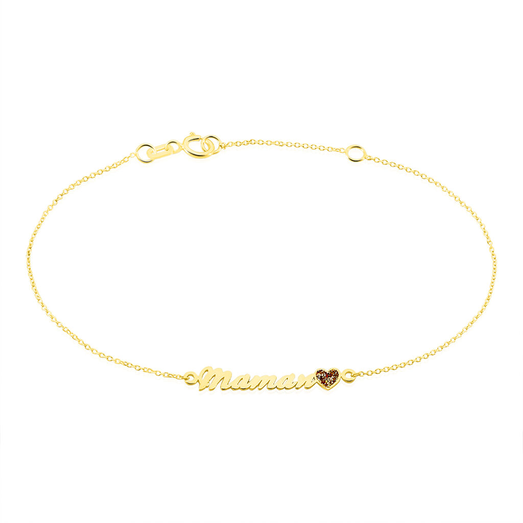 Bracelet Jenna Or Jaune - Bracelets Coeur Femme | Histoire d’Or