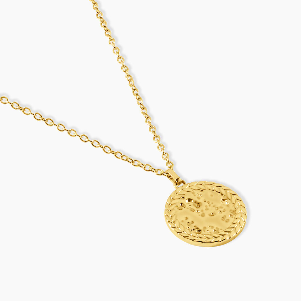 Collier Hassana Acier Jaune - Colliers fantaisie Femme | Histoire d&rsquo;Or