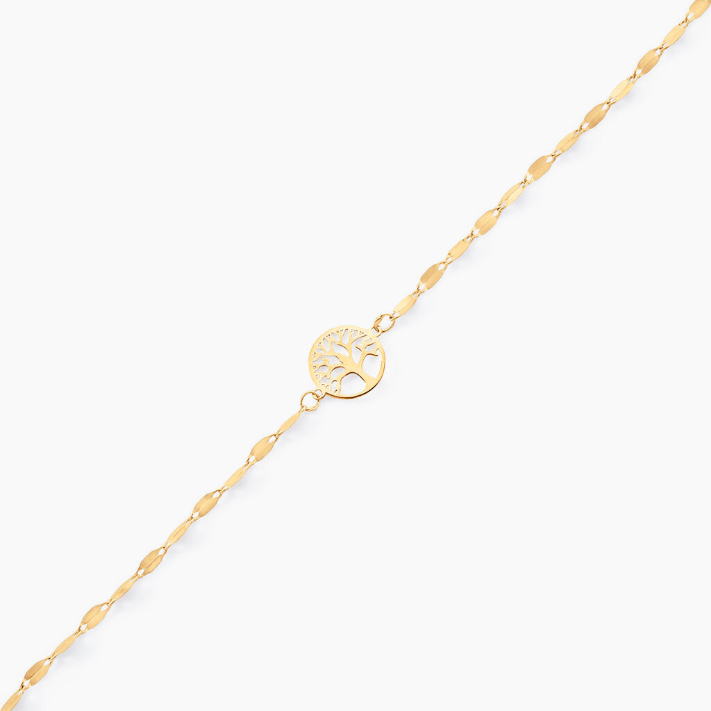 Bracelet Aulnia Or Jaune - Bijoux sans pierre Femme | Histoire d&rsquo;Or
