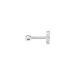 Piercing D'oreille Unitaire Roseau Argent Blanc Oxyde De Zirconium - Boucles d'oreilles fantaisie Femme | Histoire d&rsquo;Or