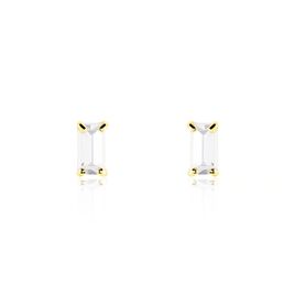 Boucles D'oreilles Puces Giroflee Or Jaune Oxyde - Clous d'oreilles Femme | Histoire d’Or