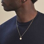 Pendentif Ange Rond Sable Or Jaune - Pendentifs Bapt&ecirc;me Famille | Histoire d&rsquo;Or