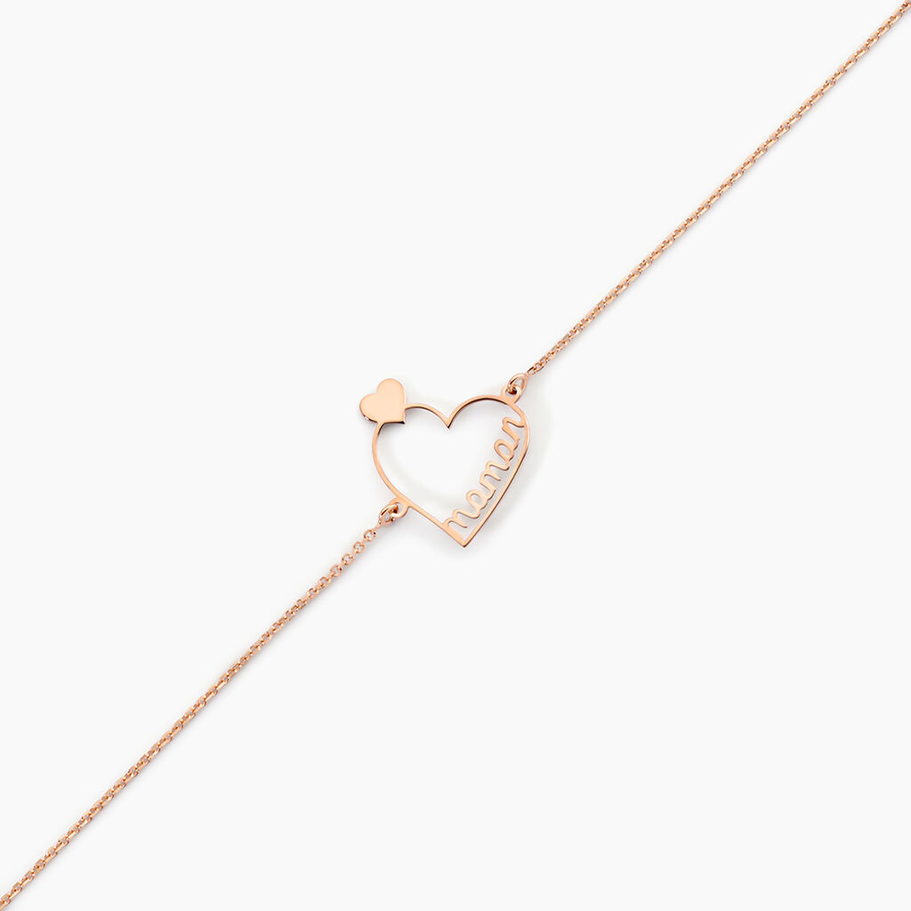 Bracelet Thya Or Rose - Bracelets Naissance Femme | Histoire d&rsquo;Or