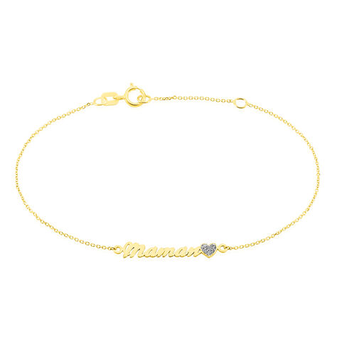 Bracelet Jenna Or Jaune - Bracelets Coeur Femme | Histoire d’Or