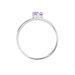 Bague Eva Or Blanc Amethyste Et Diamant - Bagues Coeur Femme | Histoire d’Or