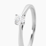 Bague Solitaire One Platine Blanc Diamant - Bagues solitaires Femme | Histoire d&rsquo;Or
