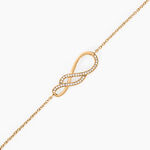 Bracelet Rajah Plaqu&eacute; Or Jaune Oxyde De Zirconium - Bracelets Femme | Histoire d&rsquo;Or