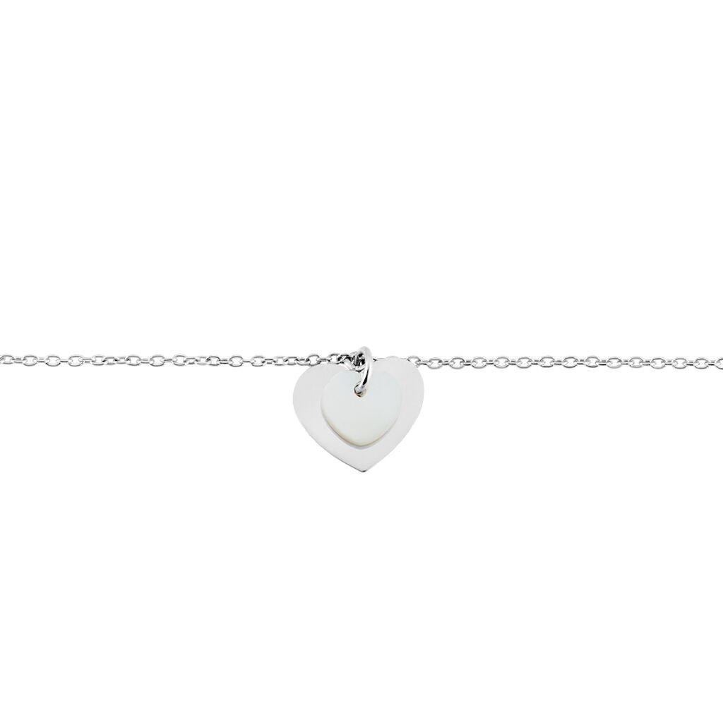 Bracelet Argent Blanc Ikaria Nacre - Bracelets Femme | Histoire d’Or