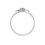 Bague Elfidiane Or Blanc Diamant - Bagues solitaires Femme | Histoire d&rsquo;Or