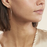 Cr&eacute;oles Argent Rose Olympia - Boucles d'oreilles cr&eacute;oles Femme | Histoire d&rsquo;Or