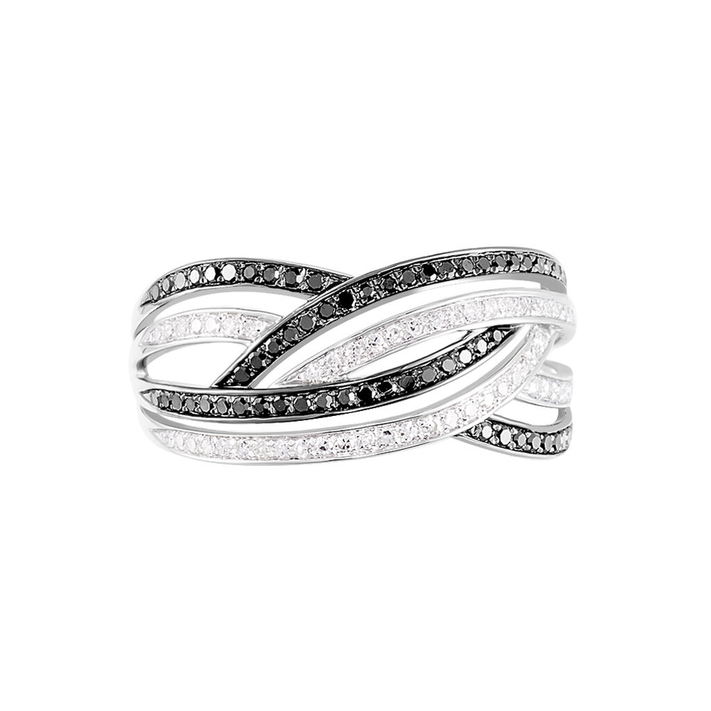 Bague Lola Or Blanc Diamant - Bagues avec pierre Femme | Histoire d’Or