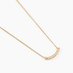 Collier Plaqu&eacute; Or Kumb Oxydes De Zirconium - Colliers fantaisie Femme | Histoire d&rsquo;Or