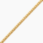 Bracelet Ivy Argent Dor&eacute; A L'Or 750/1000 - Bijoux sans pierre Femme | Histoire d&rsquo;Or