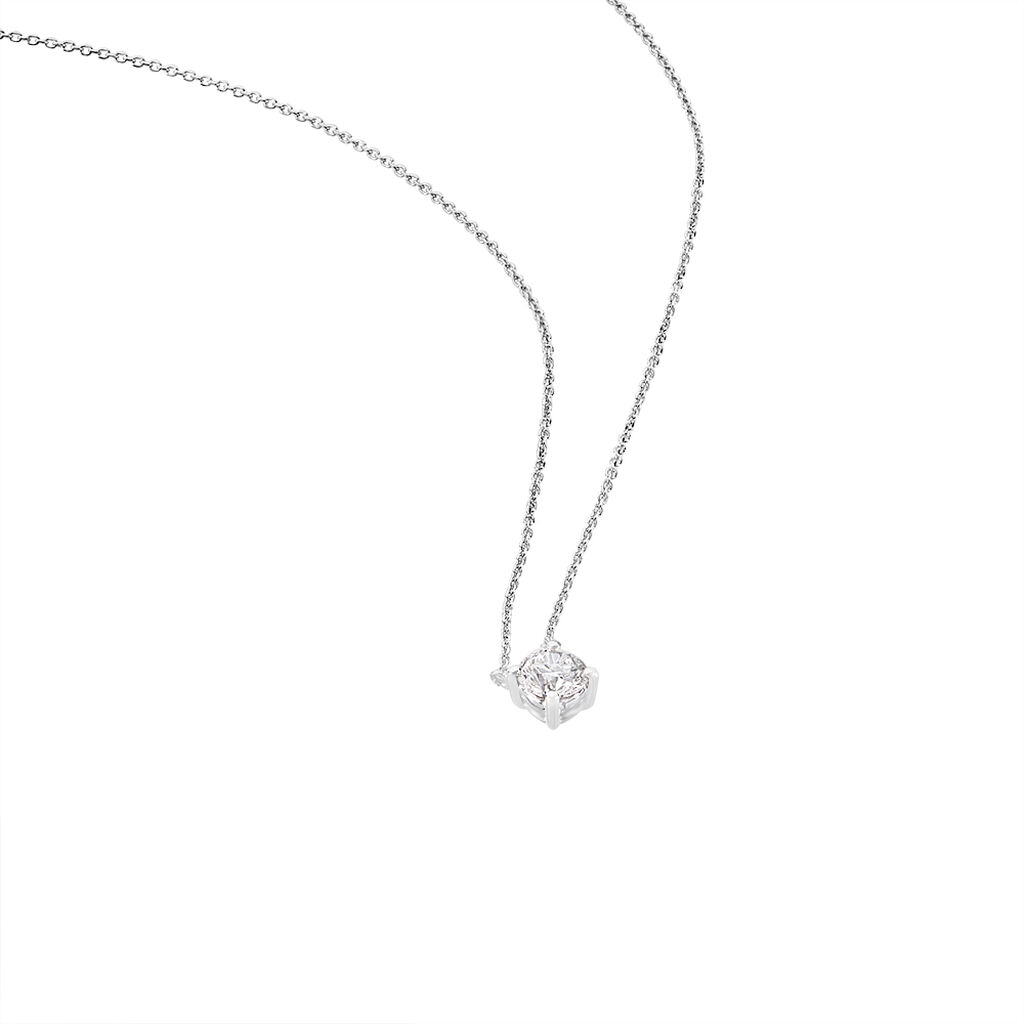 Collier Victoria Or Blanc Diamant - Colliers Femme | Histoire d&rsquo;Or