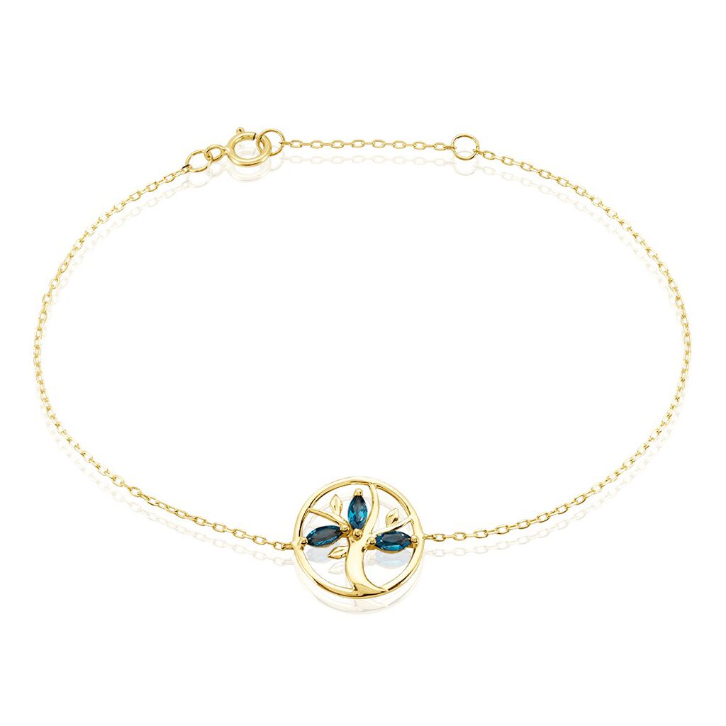 Bracelet Baylee Or Jaune Topaze