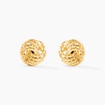 Boucles D'Oreilles Puces Sushil Or Jaune - Clous d'oreilles Femme | Histoire d&rsquo;Or