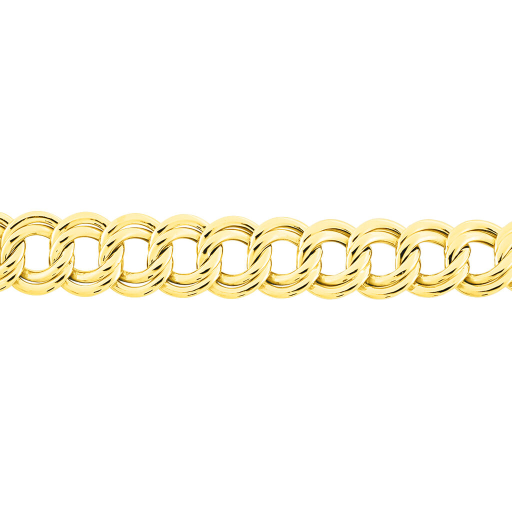 Bracelet Aaron Maille Fantaisie Or Jaune - Bracelets Femme | Histoire d&rsquo;Or