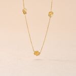 Collier Sakura Love Or Jaune Oxyde De Zirconium - Colliers Femme | Histoire d&rsquo;Or