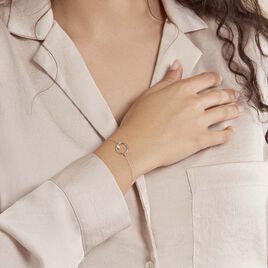 Bracelet Anas Argent Blanc Oxyde De Zirconium - Bracelets fantaisie Femme | Histoire d’Or