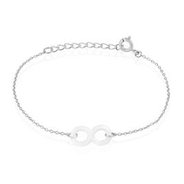Bracelet Alicia Argent Blanc Céramique - Bracelets fantaisie Femme | Histoire d’Or