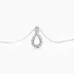 Collier Theanna Or Blanc Diamant - Colliers Femme | Histoire d&rsquo;Or