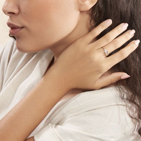 Bague Cyranna Or Blanc Diamant - Bagues avec pierre Femme | Histoire d’Or