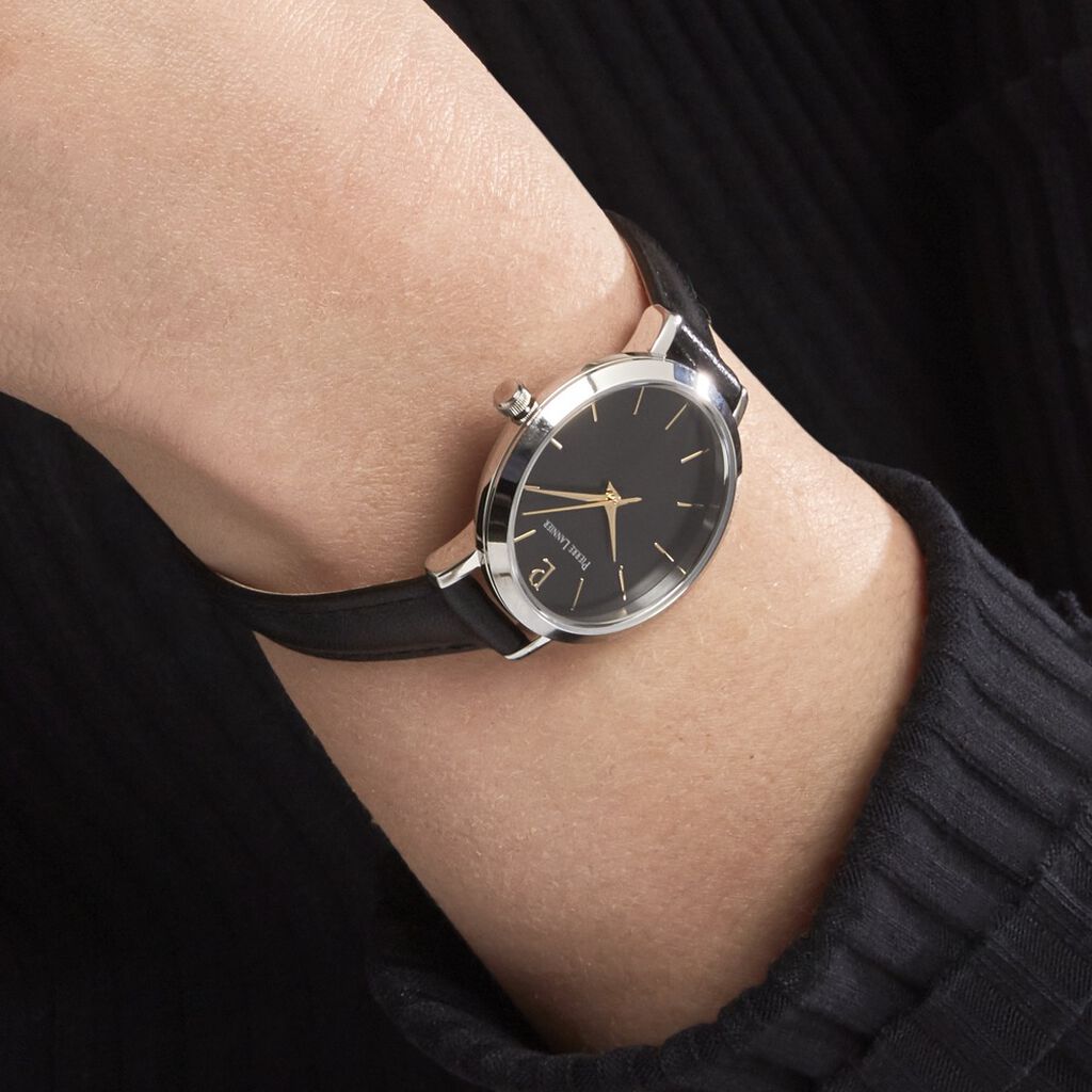 Montre Pierre Lannier Chouquette Noir - Montres Femme | Histoire d’Or