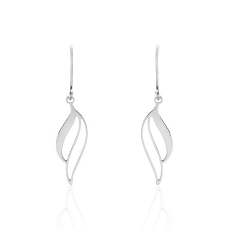 Boucles D'oreilles Pendantes Argent Blanc Prudent - Boucles d'oreilles fantaisie Femme | Histoire d’Or