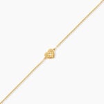 Bracelet Polly Argent Dor&eacute; A L'Or 750/1000 Oxyde De Zirconium - F&ecirc;te des m&egrave;res Femme | Histoire d&rsquo;Or