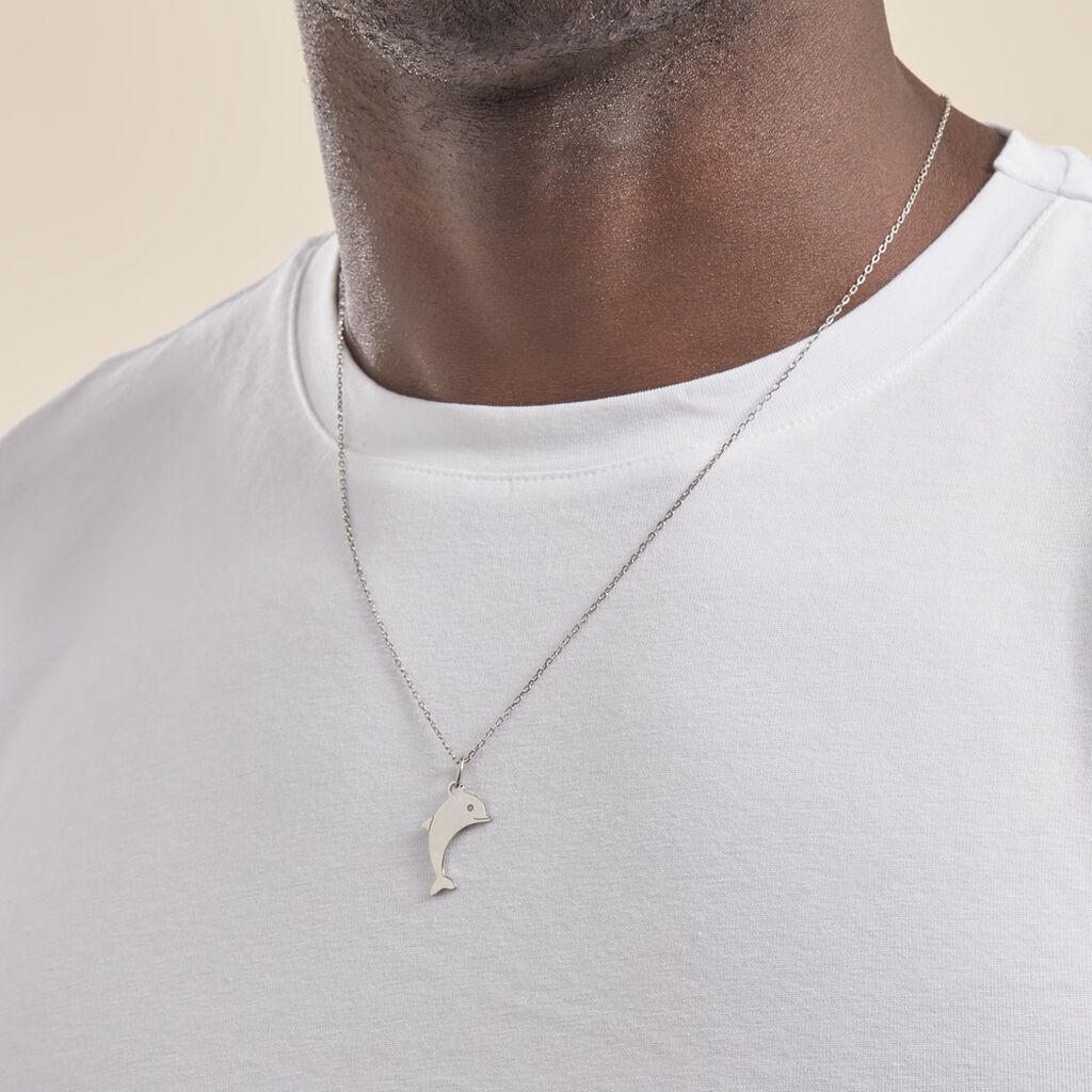 Pendentif Eudore Argent Blanc - Pendentifs Famille | Histoire d’Or